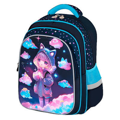 Рюкзак Flossy детский Sky girl 2 отделения 3 кармана Brauberg 273179 1